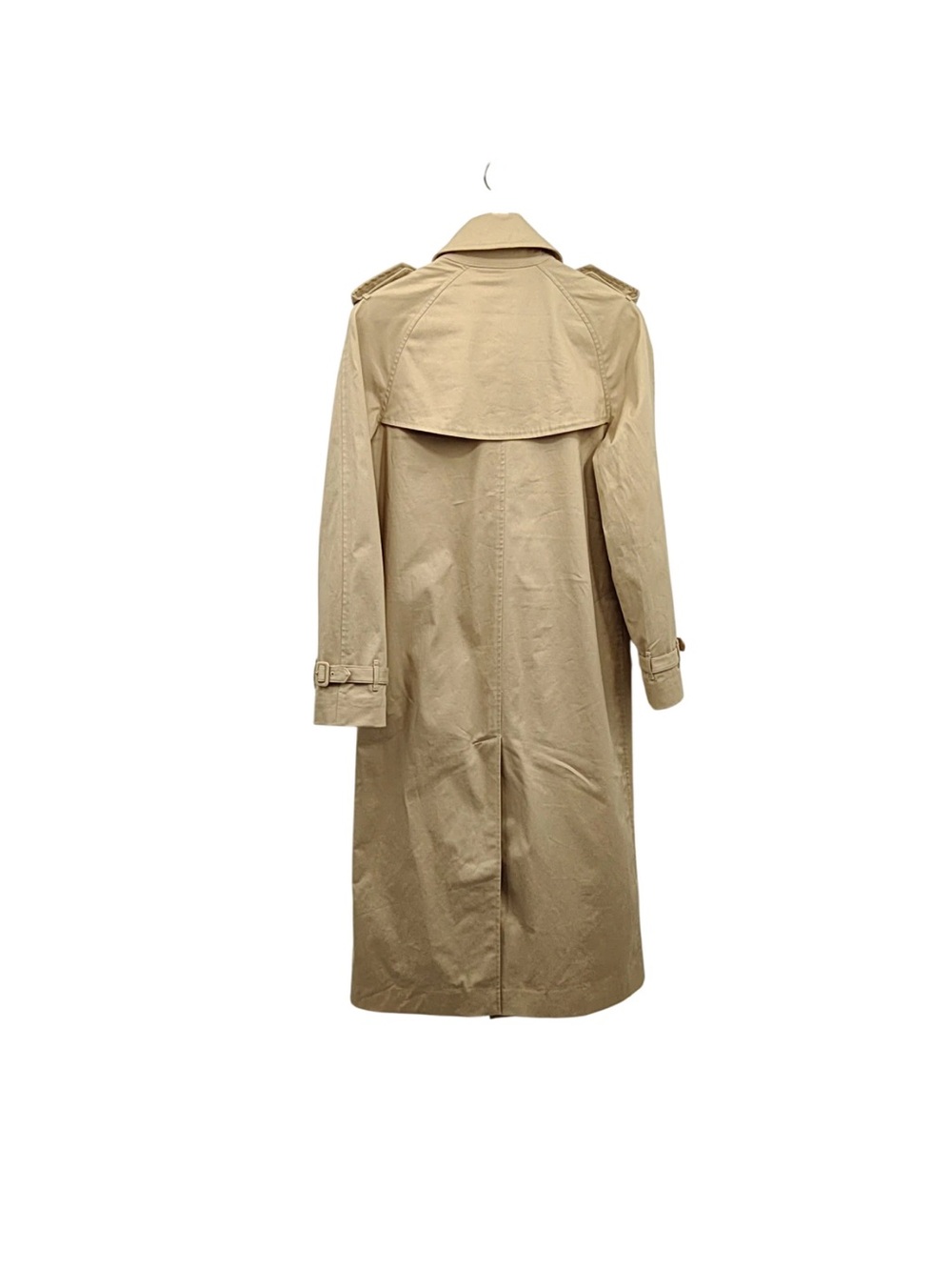 Quince Beige Double-Breasted Trench Coat with Belt - Picture 7 of 8